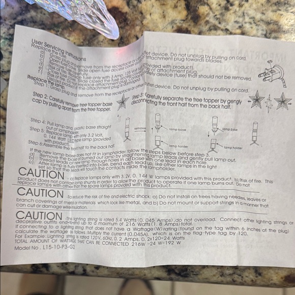 Christmas Tree Topper Color-Changing Star Tree Topper LED - Picture 13 of 16